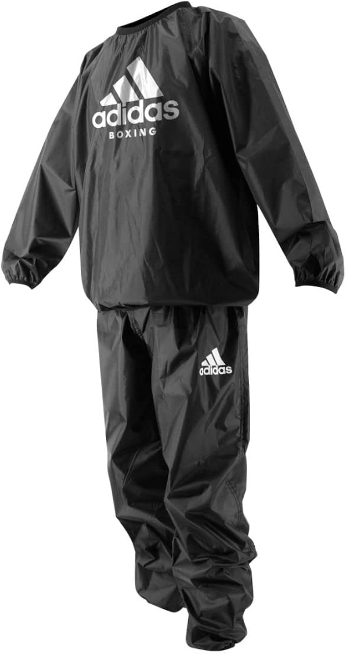 adidas 阿迪达斯桑拿套装拳击健身健身房锻炼训练上衣